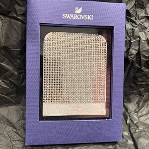 Swarovski back of cell phone money/credit card holder